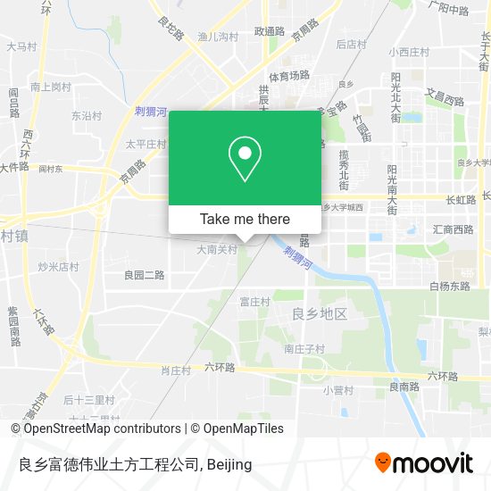 良乡富德伟业土方工程公司 map