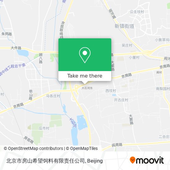 北京市房山希望饲料有限责任公司 map