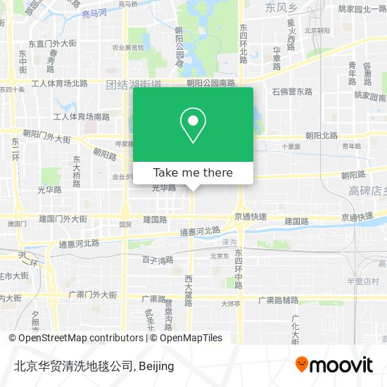 北京华贸清洗地毯公司 map