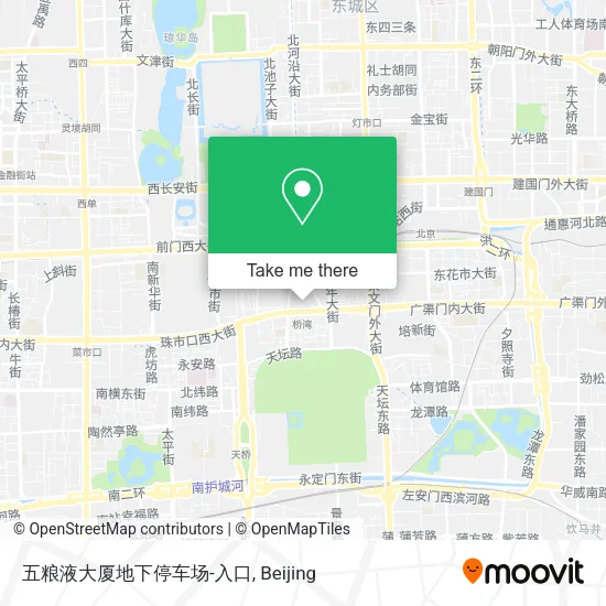 五粮液大厦地下停车场-入口 map