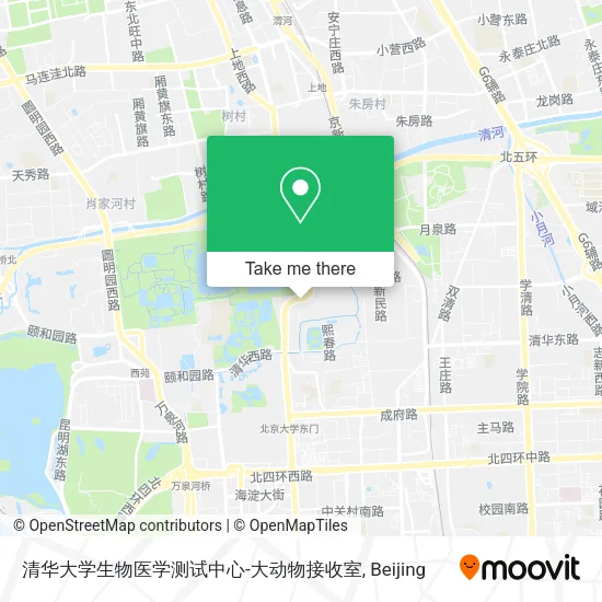 清华大学生物医学测试中心-大动物接收室 map
