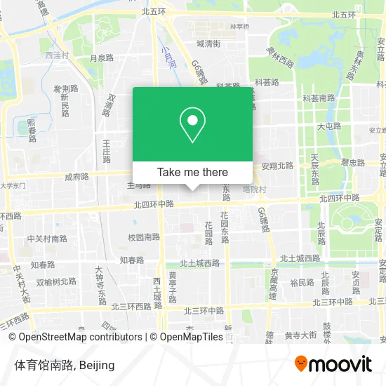 体育馆南路 map