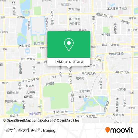 崇文门外大街9-3号 map