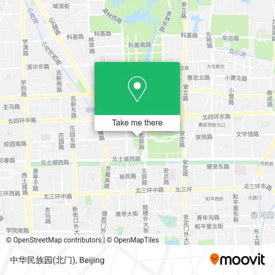 中华民族园(北门) map