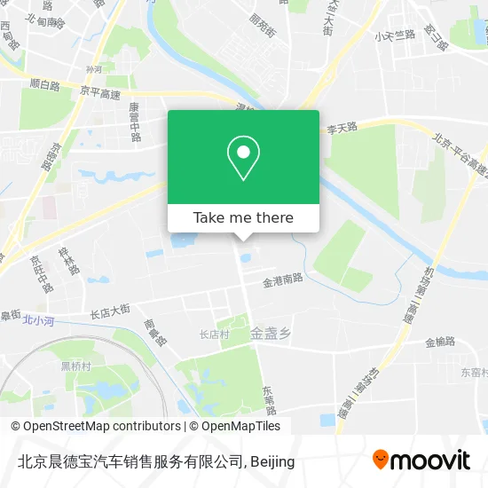 北京晨德宝汽车销售服务有限公司 map