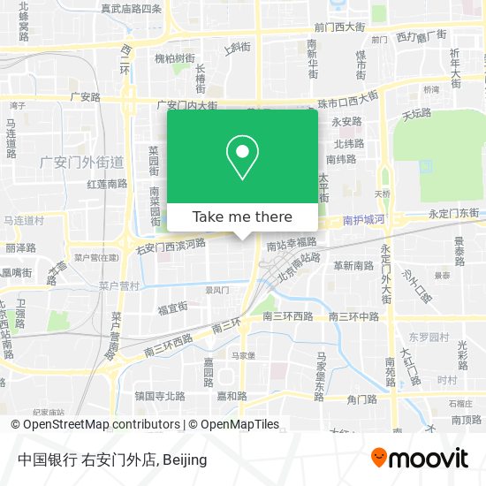 中国银行 右安门外店 map