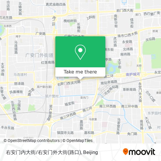 右安门内大街/右安门外大街(路口) map