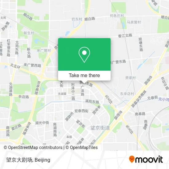 望京大剧场 map