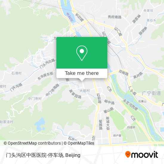 门头沟区中医医院-停车场 map