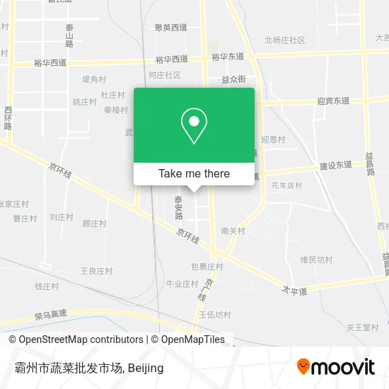 霸州市蔬菜批发市场 map