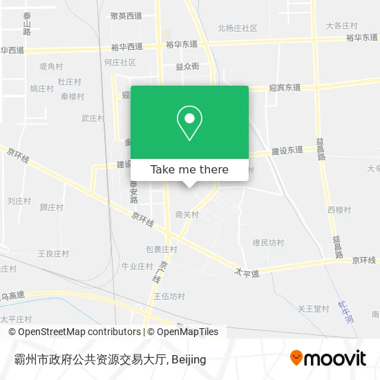 霸州市政府公共资源交易大厅 map