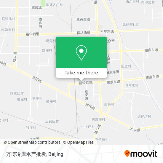 万博冷库水产批发 map