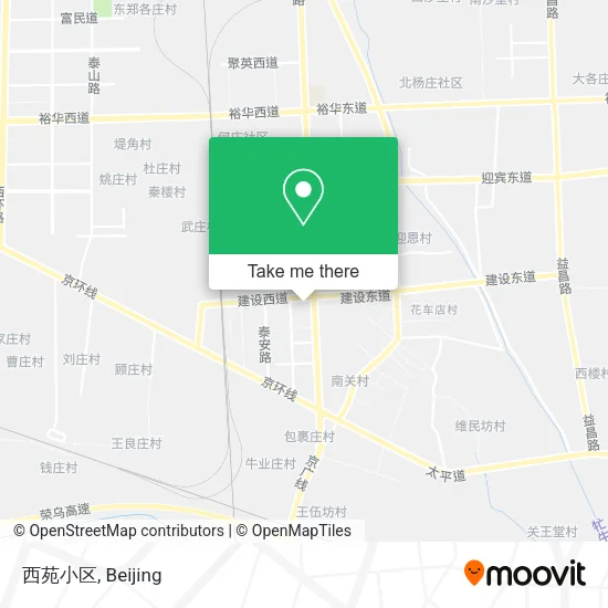 西苑小区 map
