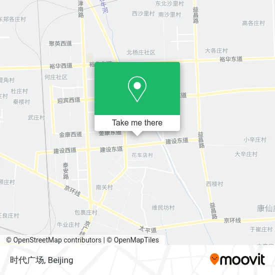 时代广场 map