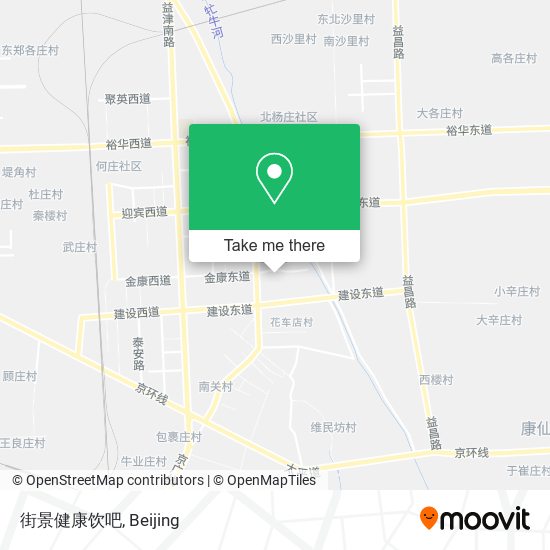 街景健康饮吧 map