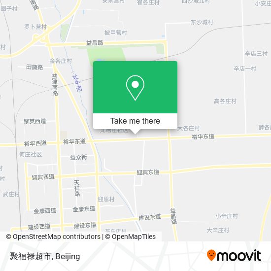聚福禄超市 map