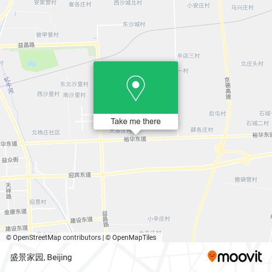 盛景家园 map