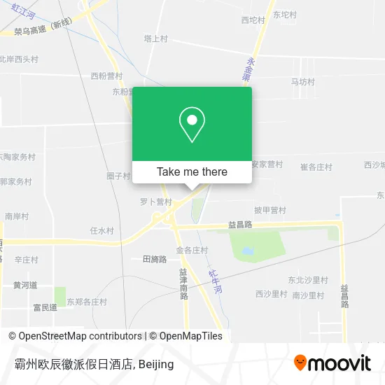 霸州欧辰徽派假日酒店 map