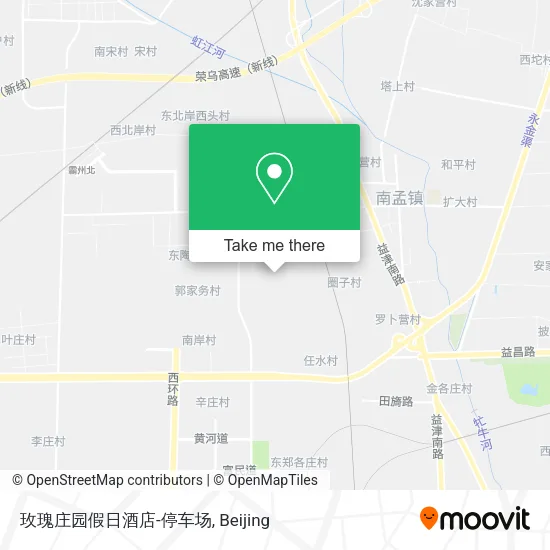玫瑰庄园假日酒店-停车场 map