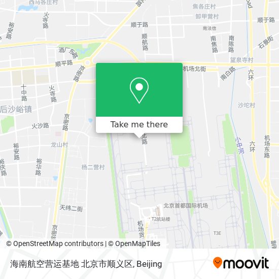 海南航空营运基地 北京市顺义区 map
