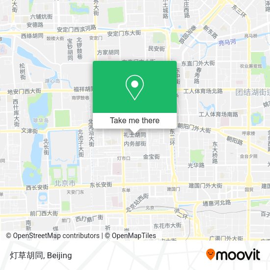 灯草胡同 map