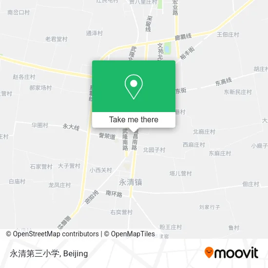 永清第三小学 map
