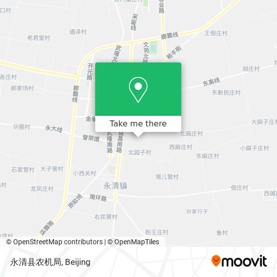 永清县农机局 map