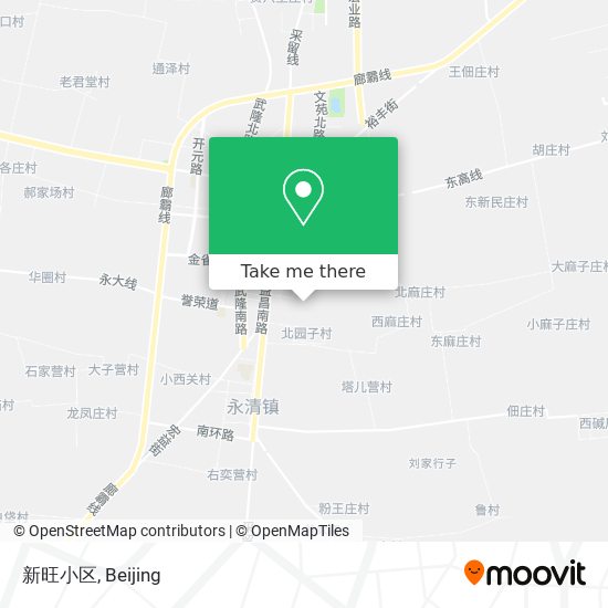 新旺小区 map