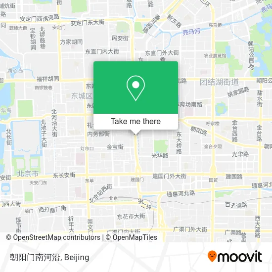 朝阳门南河沿 map