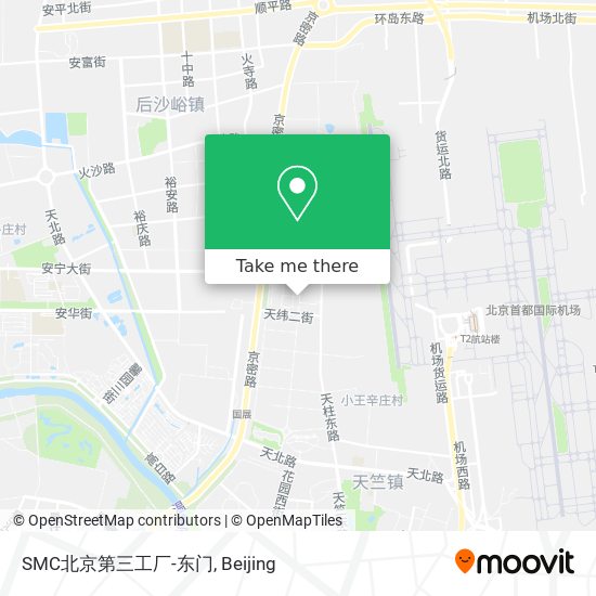 SMC北京第三工厂-东门 map