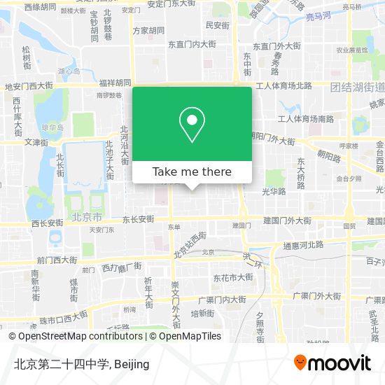 北京第二十四中学 map