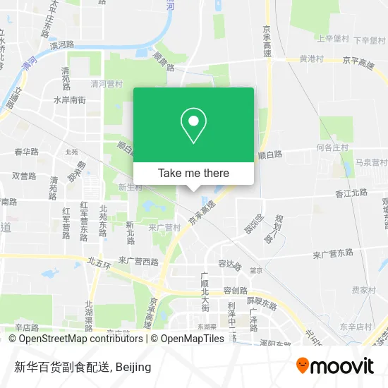 新华百货副食配送 map