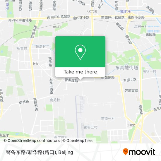 警备东路/新华路(路口) map