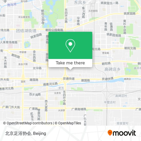 北京足浴协会 map