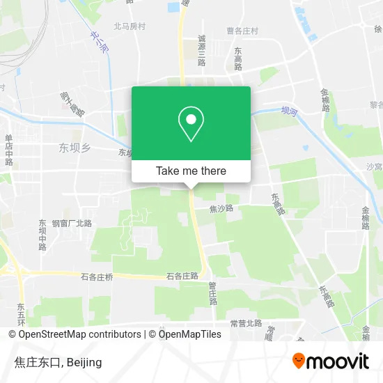 焦庄东口 map