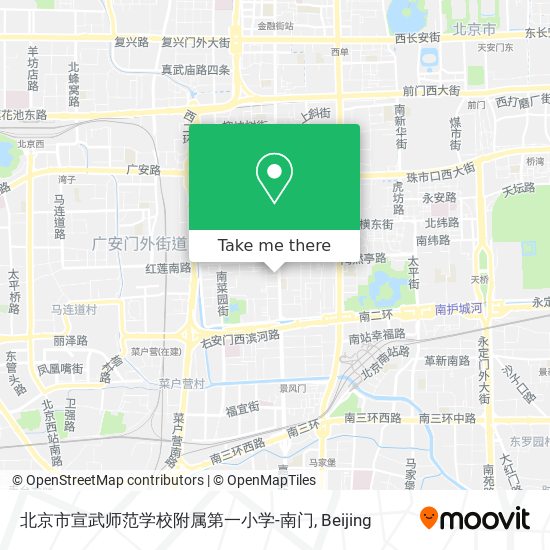 北京市宣武师范学校附属第一小学-南门 map