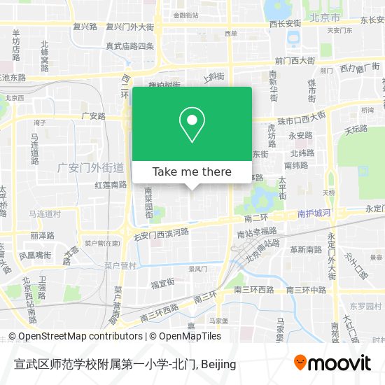 宣武区师范学校附属第一小学-北门 map