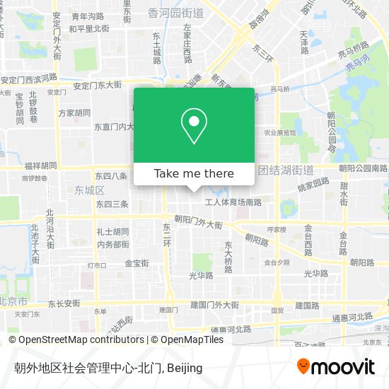 朝外地区社会管理中心-北门 map