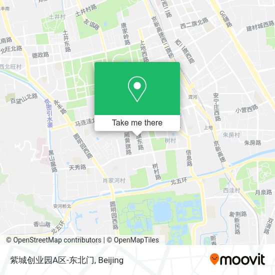 紫城创业园A区-东北门 map