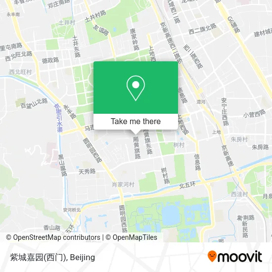 紫城嘉园(西门) map