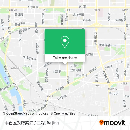 丰台区政府菜篮子工程 map