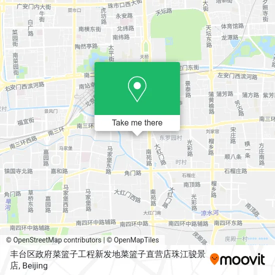 丰台区政府菜篮子工程新发地菜篮子直营店珠江骏景店 map
