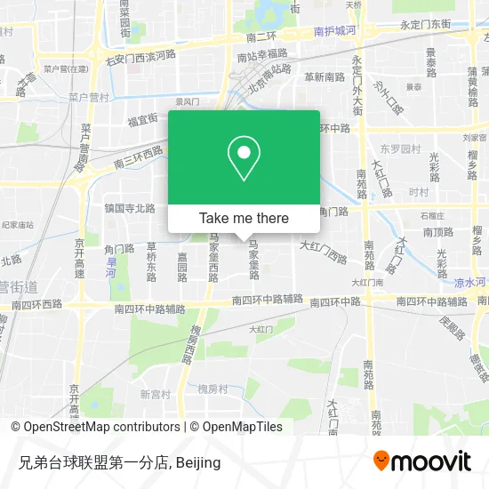 兄弟台球联盟第一分店 map