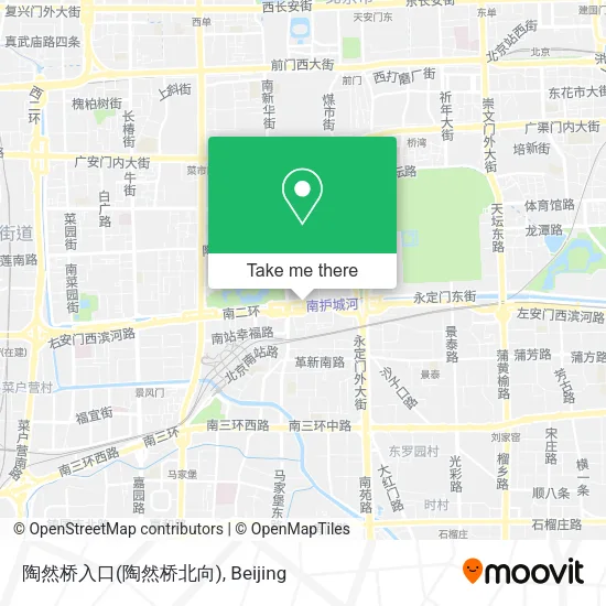 陶然桥入口(陶然桥北向) map