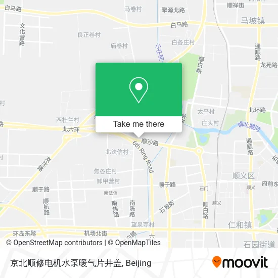 京北顺修电机水泵暖气片井盖 map
