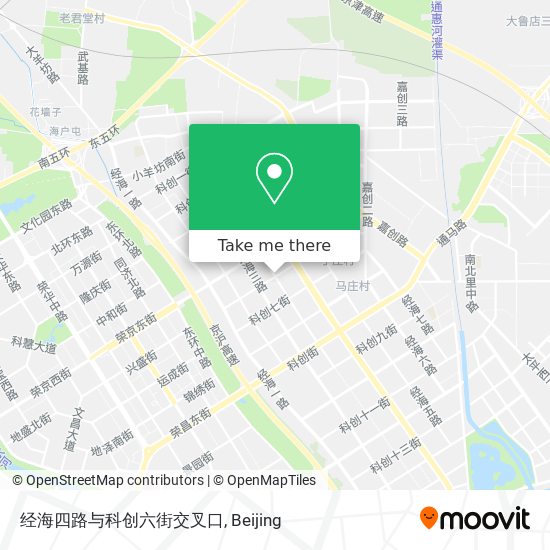 经海四路与科创六街交叉口 map