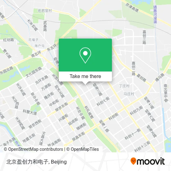北京盈创力和电子 map