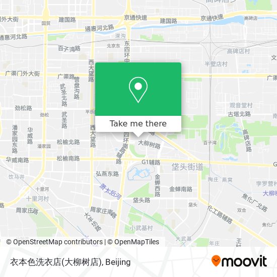 衣本色洗衣店(大柳树店) map