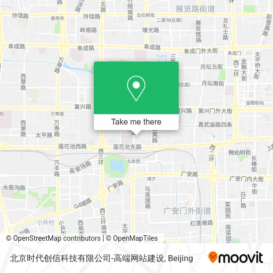 北京时代创信科技有限公司-高端网站建设 map