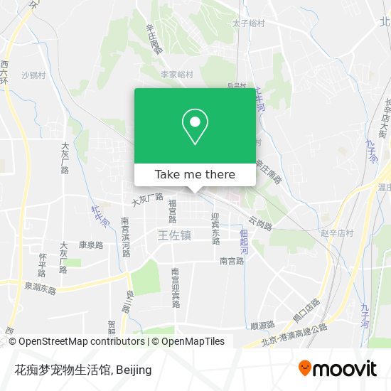 花痴梦宠物生活馆 map